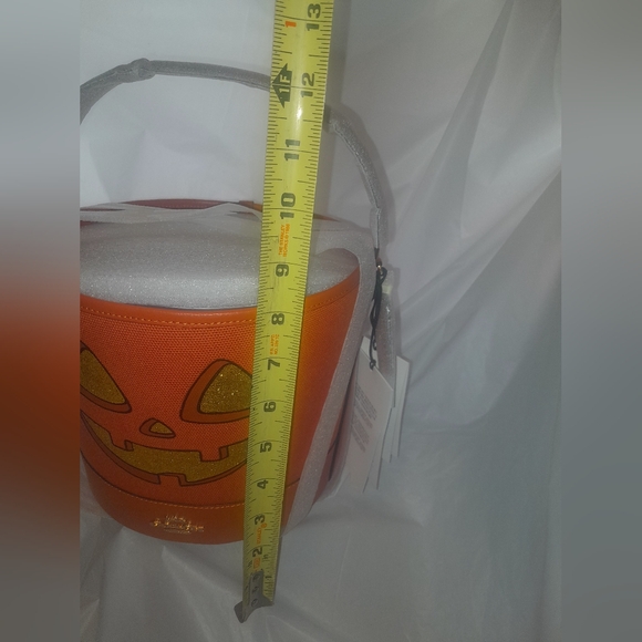 NEW Caoch Halloween Pumpkin Trick Or Treat Bucket NWT - Picture 5 of 11